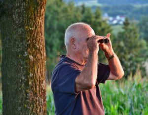 Man with Binoculars